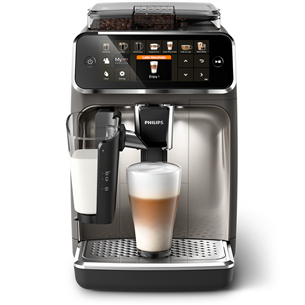 Philips LatteGo 5400, черный/серый - Кофемашина