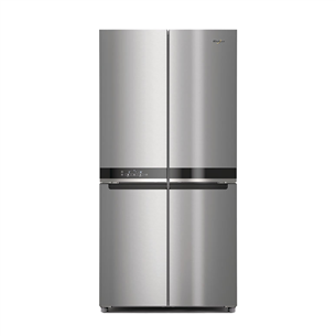 Whirlpool, 591 L, height 188 cm, inox - SBS Refrigerator
