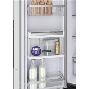 Whirlpool, 591 L, height 188 cm, inox - SBS Refrigerator