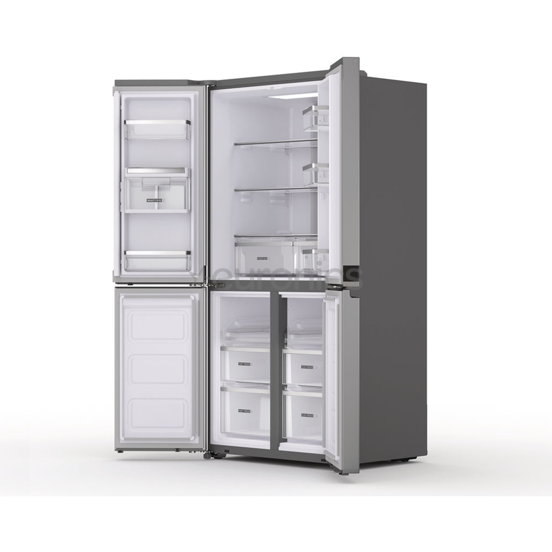 Whirlpool, 591 L, kõrgus 188 cm, roostevaba teras - SBS-külmik