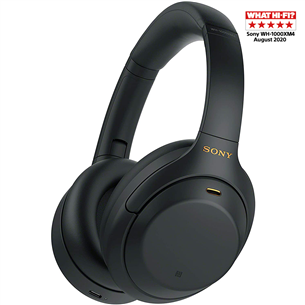 Sony WH-1000XM4, must - Juhtmevabad üle kõrva kõrvaklapid WH1000XM4B.CE7