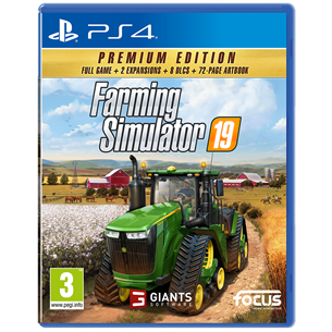 PS4 game Farming Simulator 19 Premium Edition