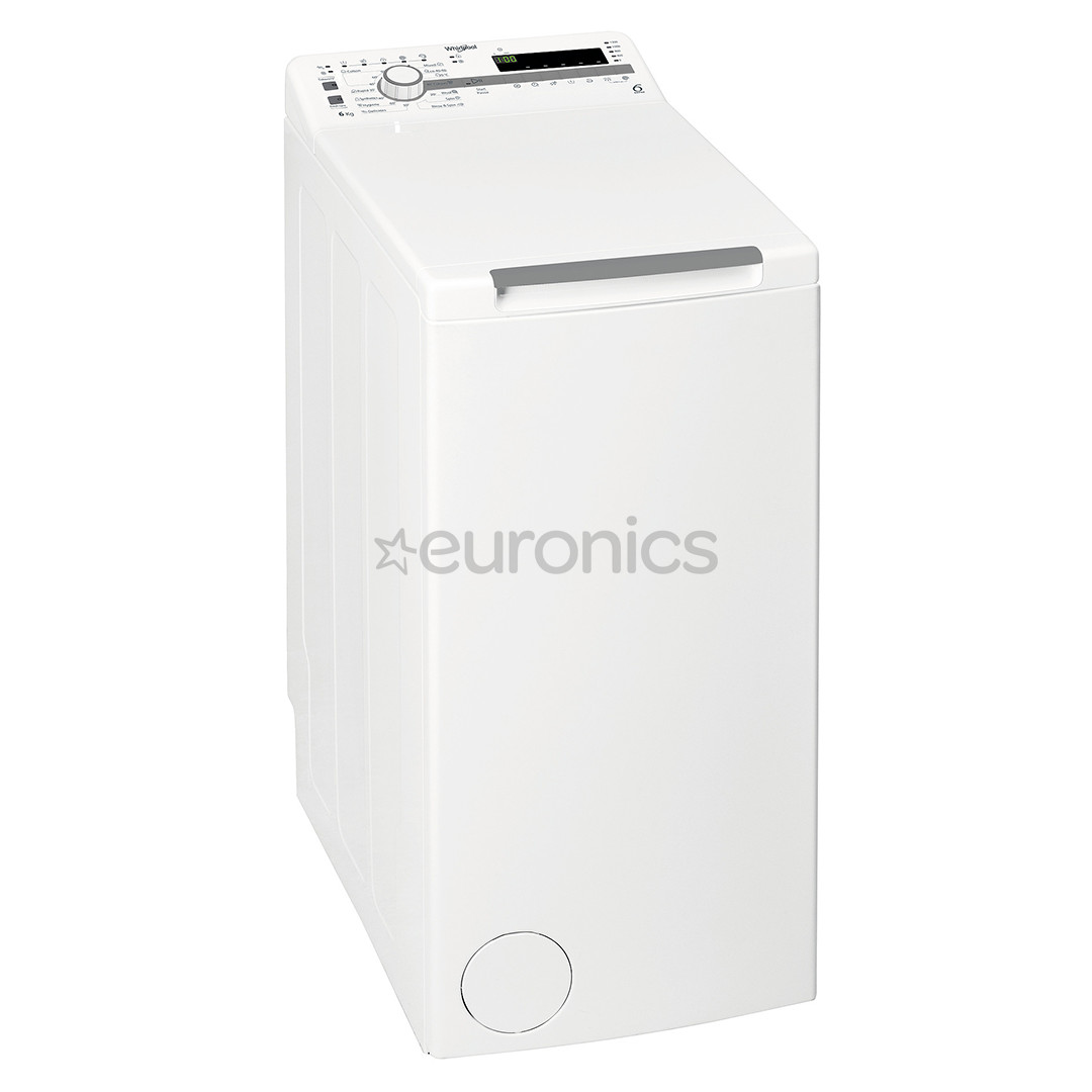 Whirlpool, 6 кг, глубина 60 см, 1200 об/мин - Стиральная машина с верхней загрузкой
