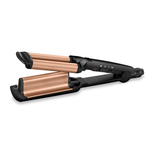 BaByliss Deep waves, 160-200 °C, black/copper - Curler