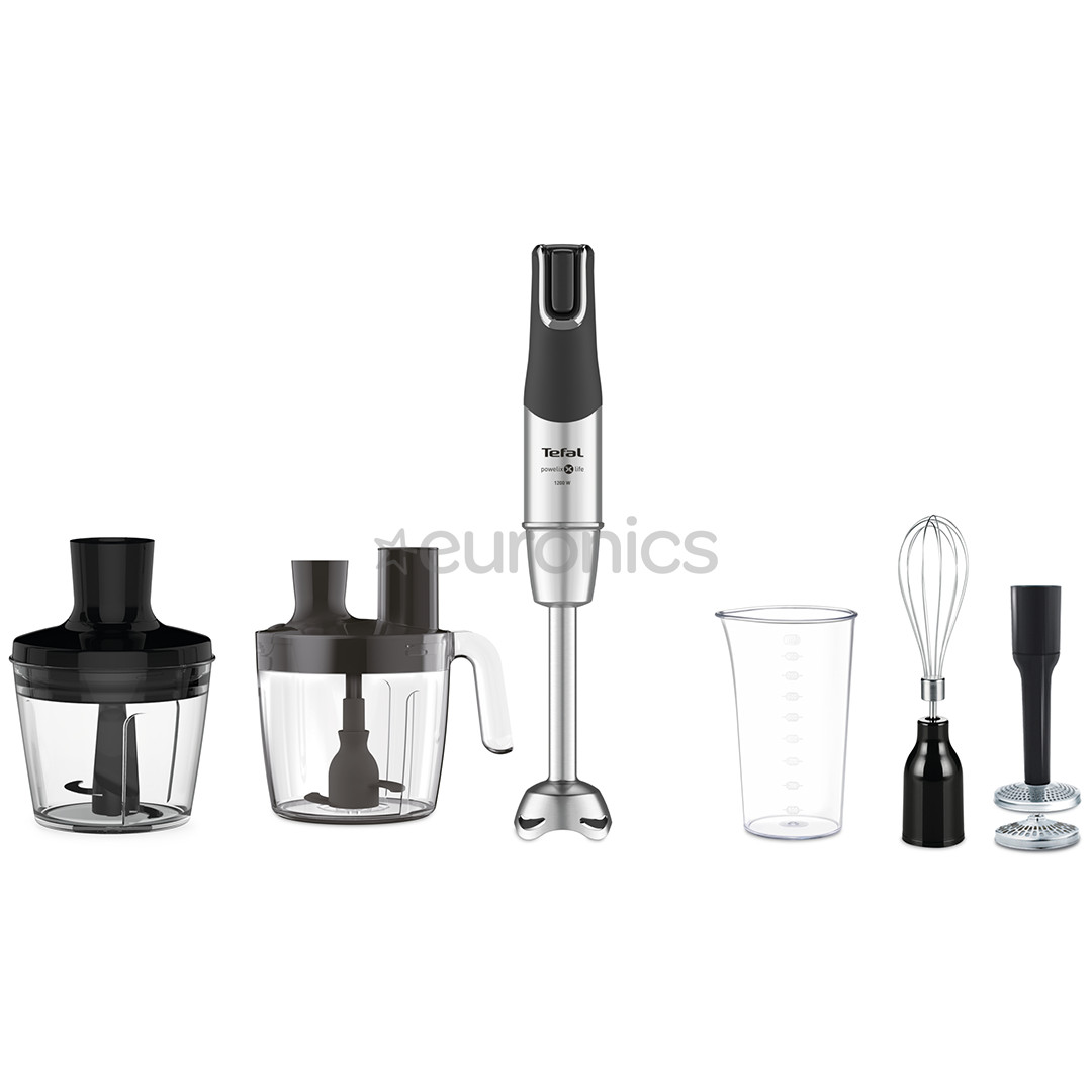 Tefal Infiny Force Pro, 1200 Вт, черный/нерж. сталь - Погружной блендер