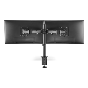 Deltaco Dual, 13''-27'', 8 kg, 2 monitors, black - Monitor Desk Mount