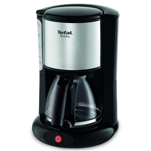 Tefal Subito, water tank 1.25 L, black/silver - Coffee maker