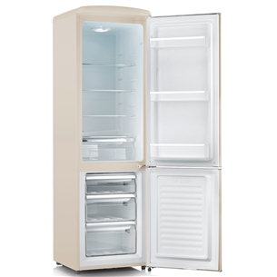 Severin, 244 L, height 183 cm, beige - Refrigerator