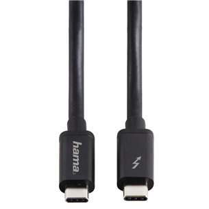 Kaabel Hama USB-C Thunderbolt 3 > USB-C pistik 5A 100W (1 m)