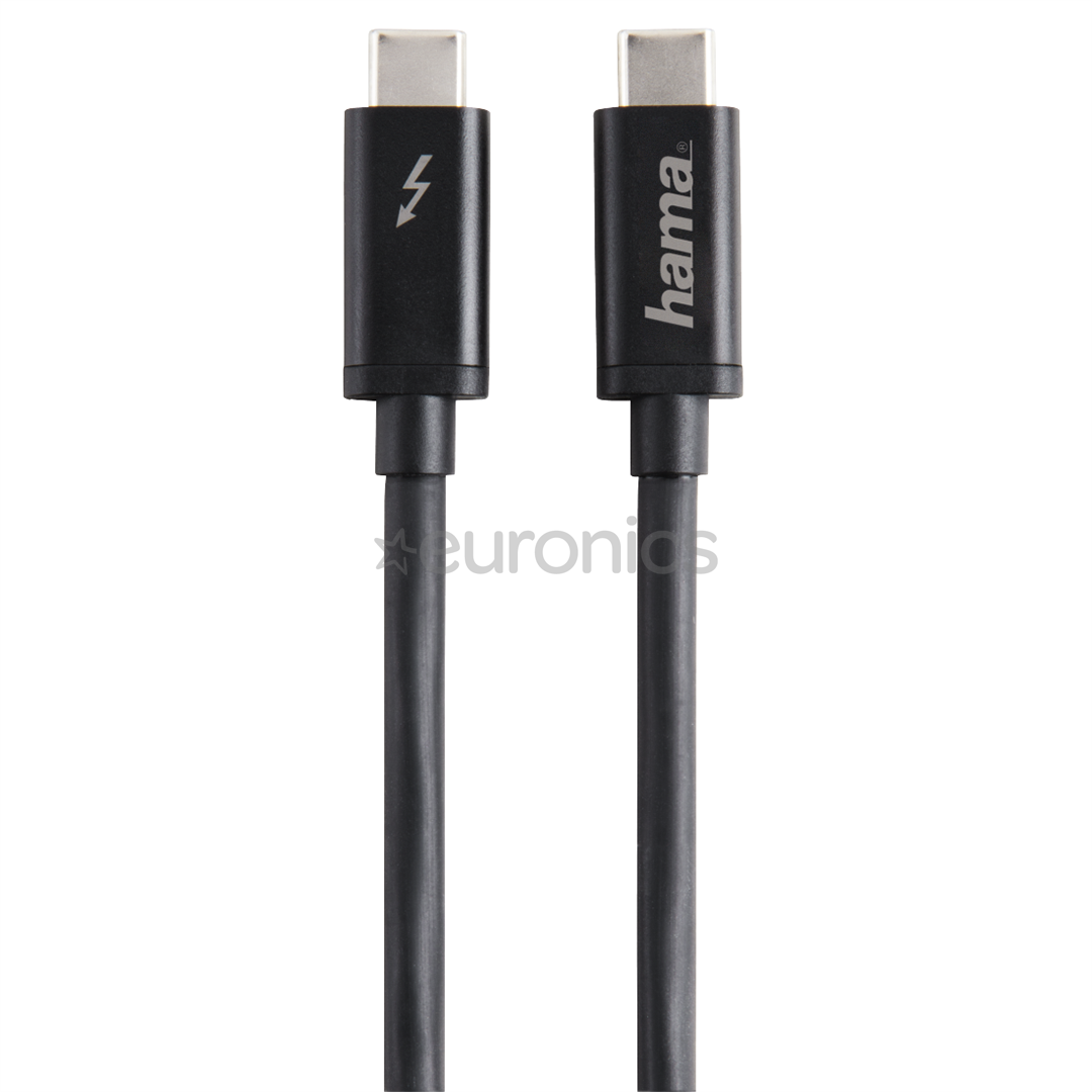 Кабель USB-C Hama Thunderbolt 20 Gbps (1 м)