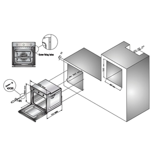 Built-in oven Schlosser