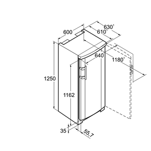 Sügavkülmik Liebherr (158 L)