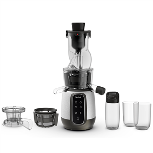 Tefal Ultra Juice Digit, 200 Вт, серебристый/черный - Шнековая соковыжималка ZC605D