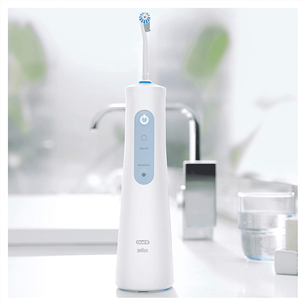 Braun Oral-B AquaCare 4, белый/голубой - Ирригатор