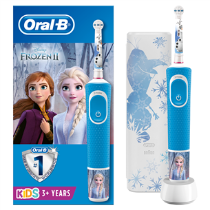 Braun Oral-B Frozen, travel case - Childrens electric toothbrush D100FROZENTRAVEL