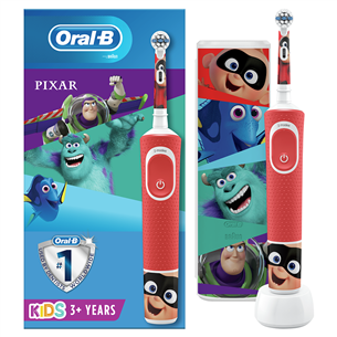 Electric toothbrush Braun Oral-B PIXAR + travel case