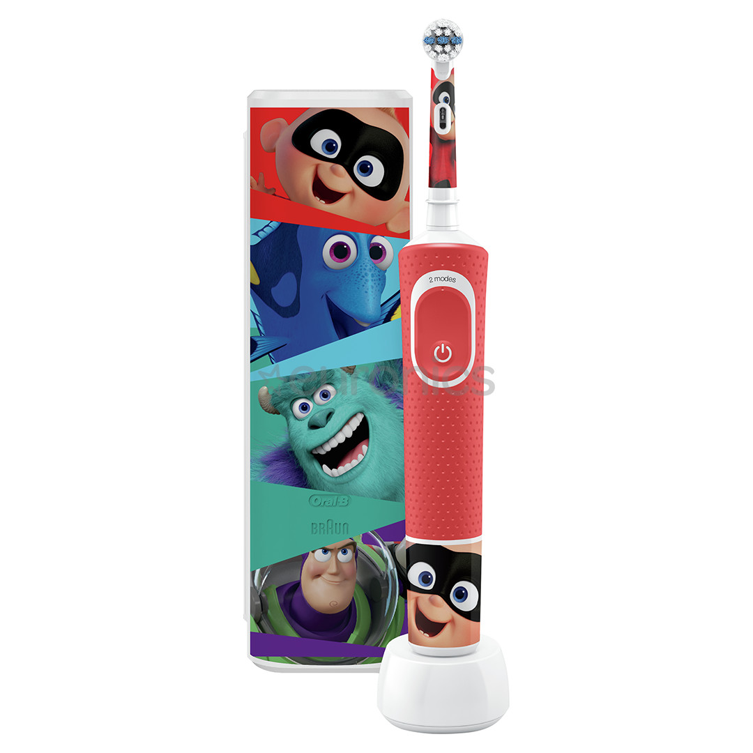 Electric toothbrush Braun Oral-B PIXAR + travel case