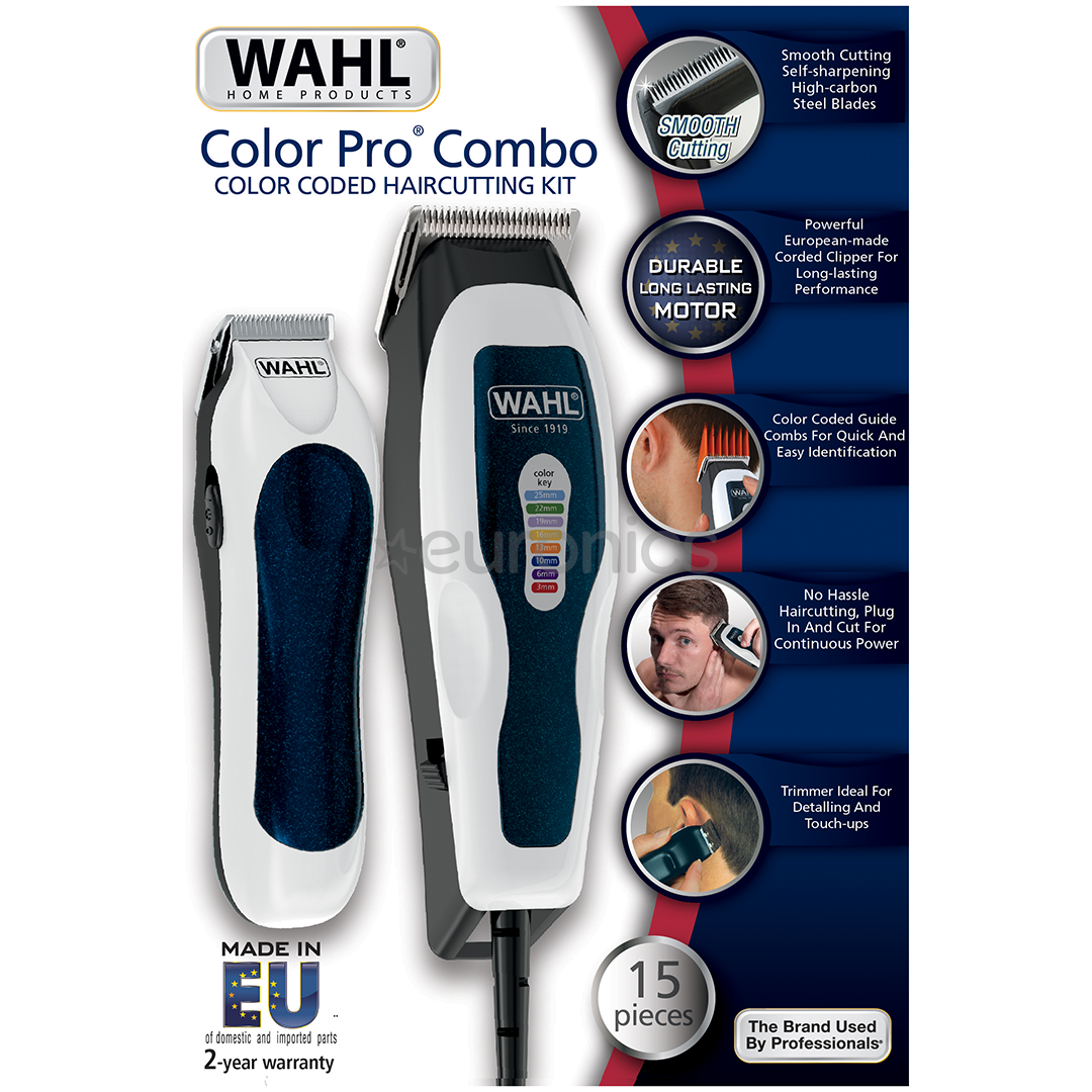 Juukselõikur + trimmer Wahl Color Pro Combo