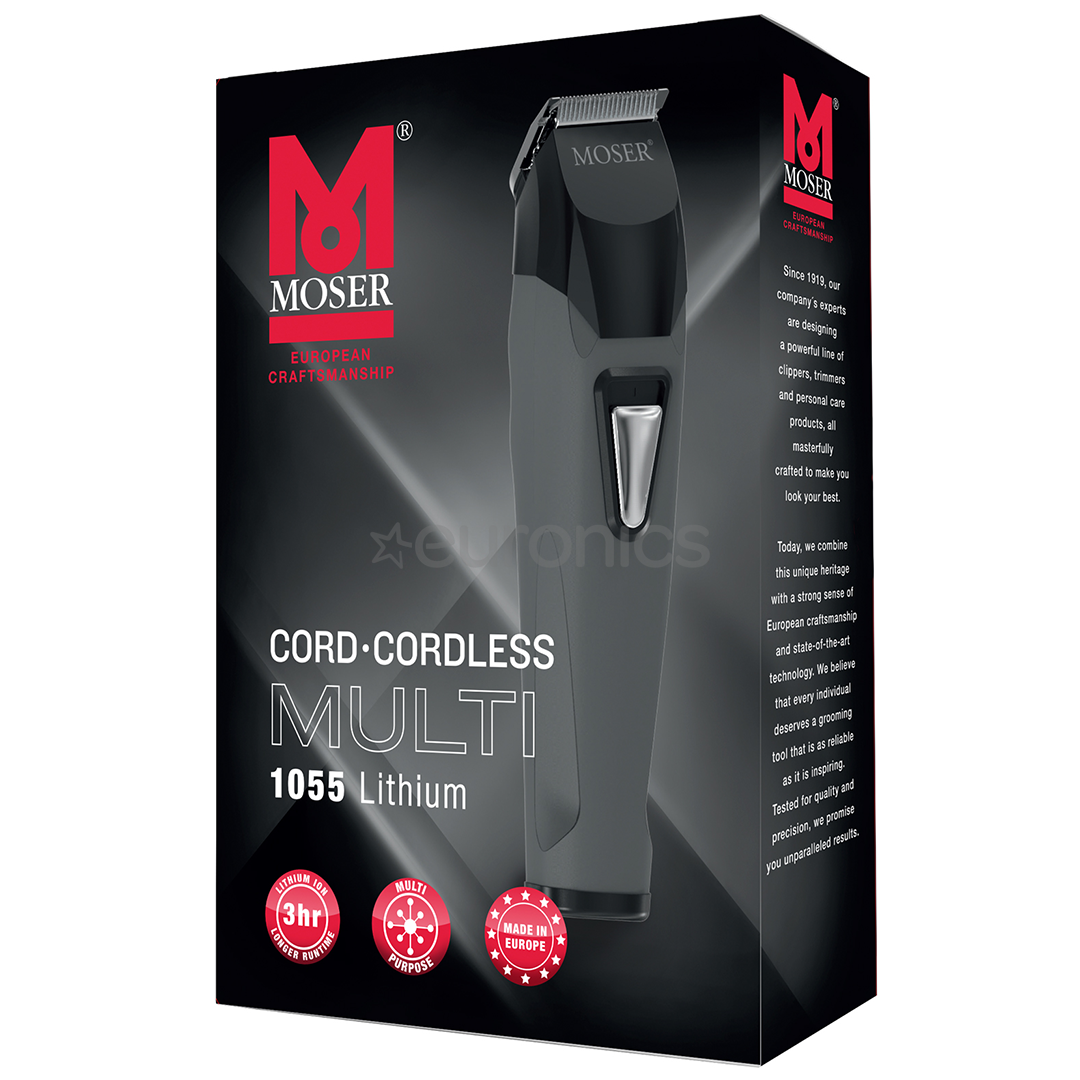 Moser, 10 in 1, black/grey - Multigroomer