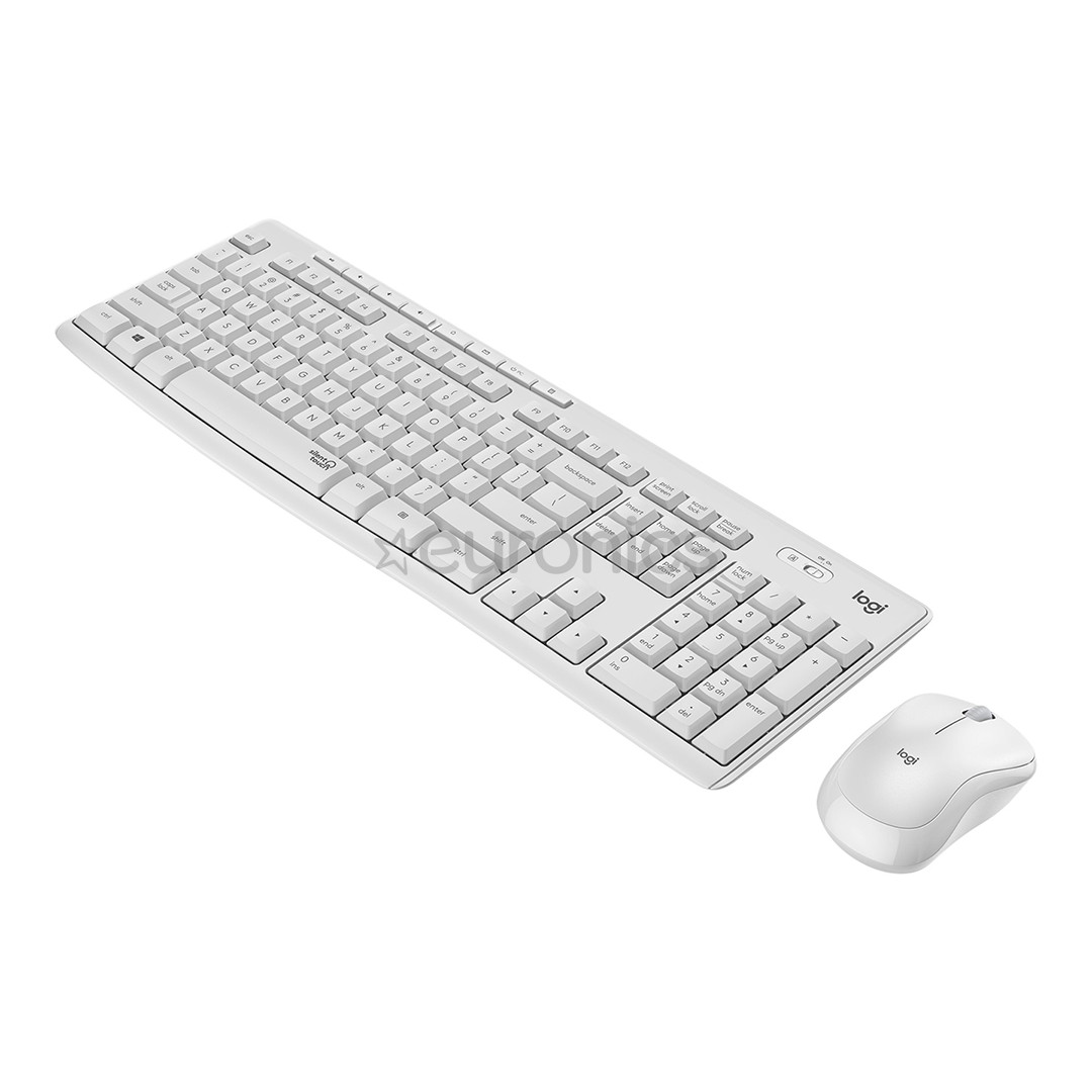 Logitech Slim Combo MK295, SWE, белый - Беспроводная клавиатура + мышь
