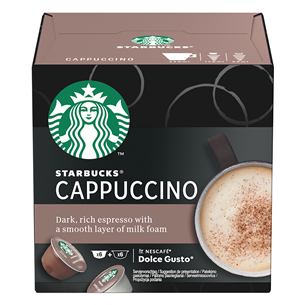 Nescafe Dolce Gusto Starbucks Cappuccino, 6+6 порций - Кофейные капсулы