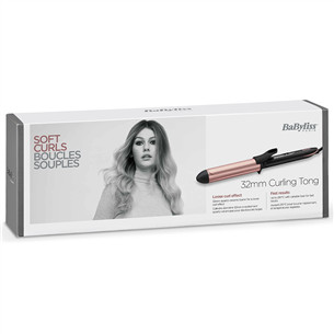 BaByliss, diameter 32 mm, 160-210 °C, black/pink - Hair curler