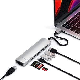Satechi Multi-port, USB-C, серый - Хаб