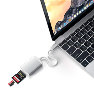 Считыватель карт MicroSD и SD Satechi USB-C UHS-II