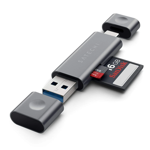 Считыватель карт MicroSD и SD Satechi USB-C / USB 3.0