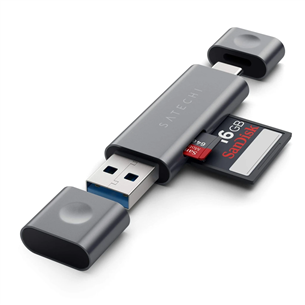 MicroSD ja SD kaardilugeja Satechi USB-C / USB 3.0