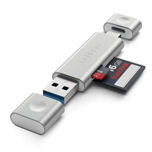 Считыватель карт MicroSD и SD Satechi USB-C / USB 3.0