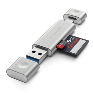 MicroSD and SD memory card reader Satechi USB-C / USB 3.0