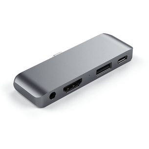 USB-C jagaja HDMI, USB ja 3.5mm Satechi