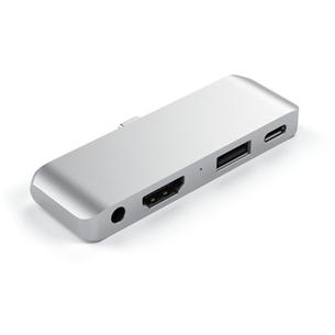 USB-C hub HDMI, USB and 3.5mm Satechi