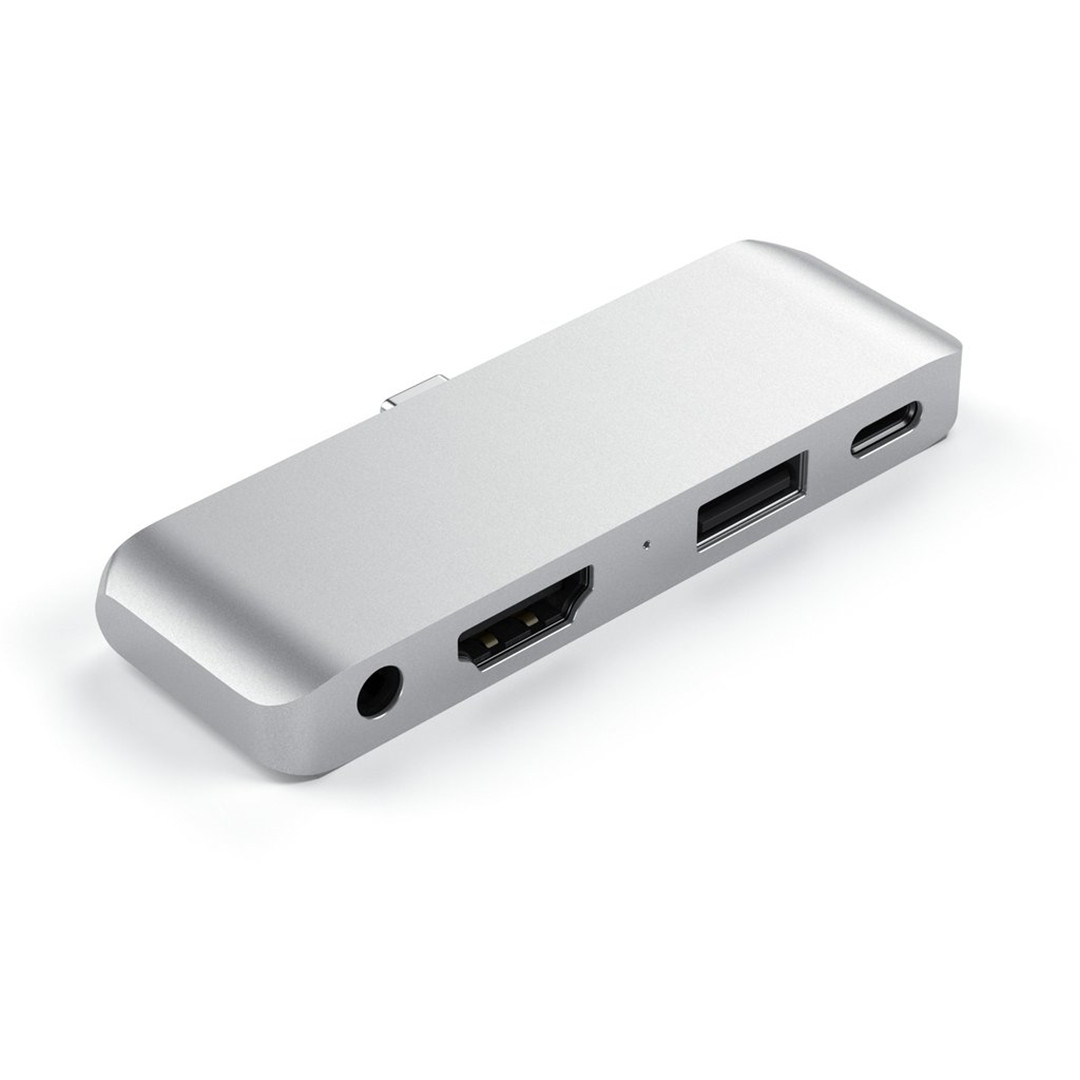 USB-C hub HDMI, USB and 3.5mm Satechi