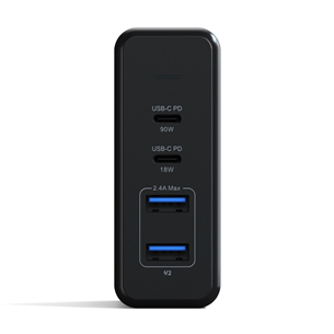 Satechi, 2x USB-C и 2x USB-A, 108 Вт, серый - Адаптер питания