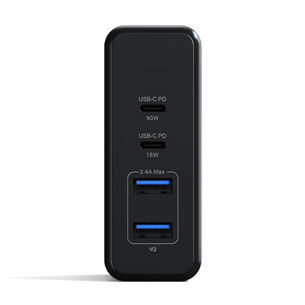 Vooluadapter Satechi 2x USB-C ja 2x USB-A (108 W)