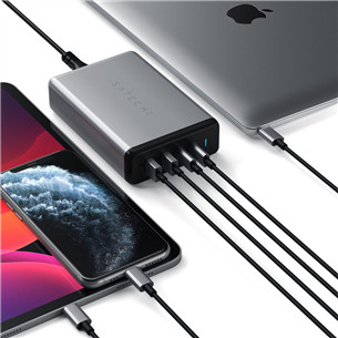 Vooluadapter Satechi 2x USB-C ja 2x USB-A (108 W)