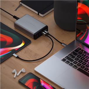 Vooluadapter Satechi 2x USB-C ja 2x USB-A (108 W)