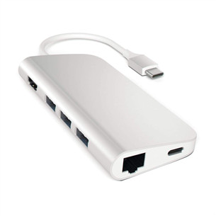 Satechi, Multi-port 4K и Ethernet, USB-C, серый - Хаб