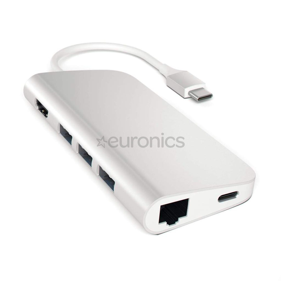 USB-C jagaja Multi-port 4K ja Ethernet Satechi