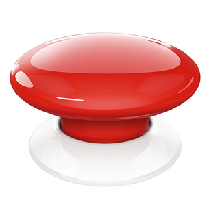 Fibaro Button, Z-Wave Plus, red - Smart Button