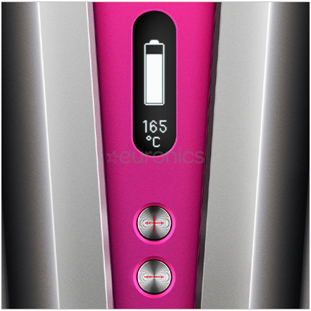 Dyson Corrale, 165-210 °C, grey/pink - Cordless hair straightener