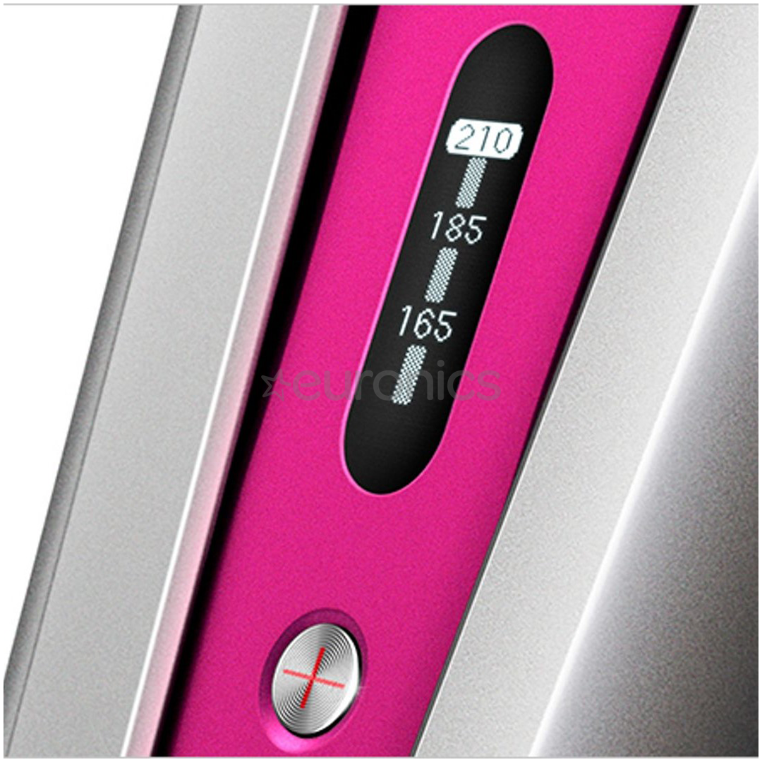 Dyson Corrale, 165-210 °C, grey/pink - Cordless hair straightener