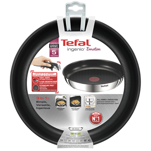 Tefal Ingenio Emotion 28 cm, roostevaba teras - Praepann