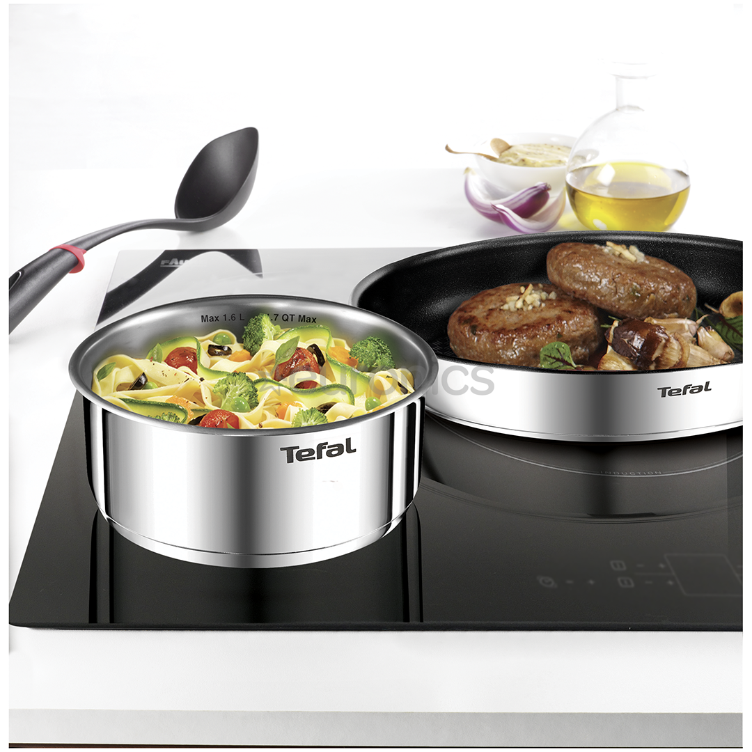 Tefal Ingenio Emotion 28 cm, roostevaba teras - Praepann