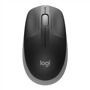 Logitech M190, серый/черный - Беспроводная оптическая мышь