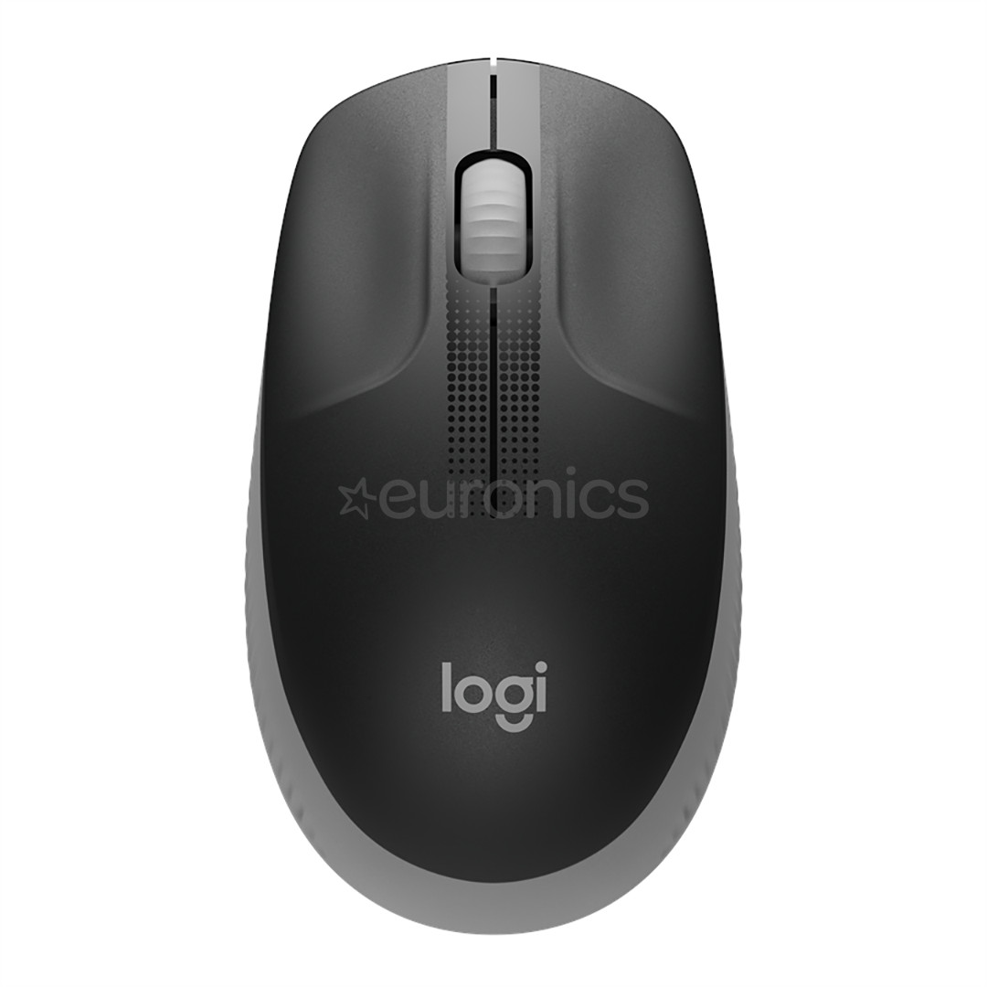 Logitech M190, серый/черный - Беспроводная оптическая мышь