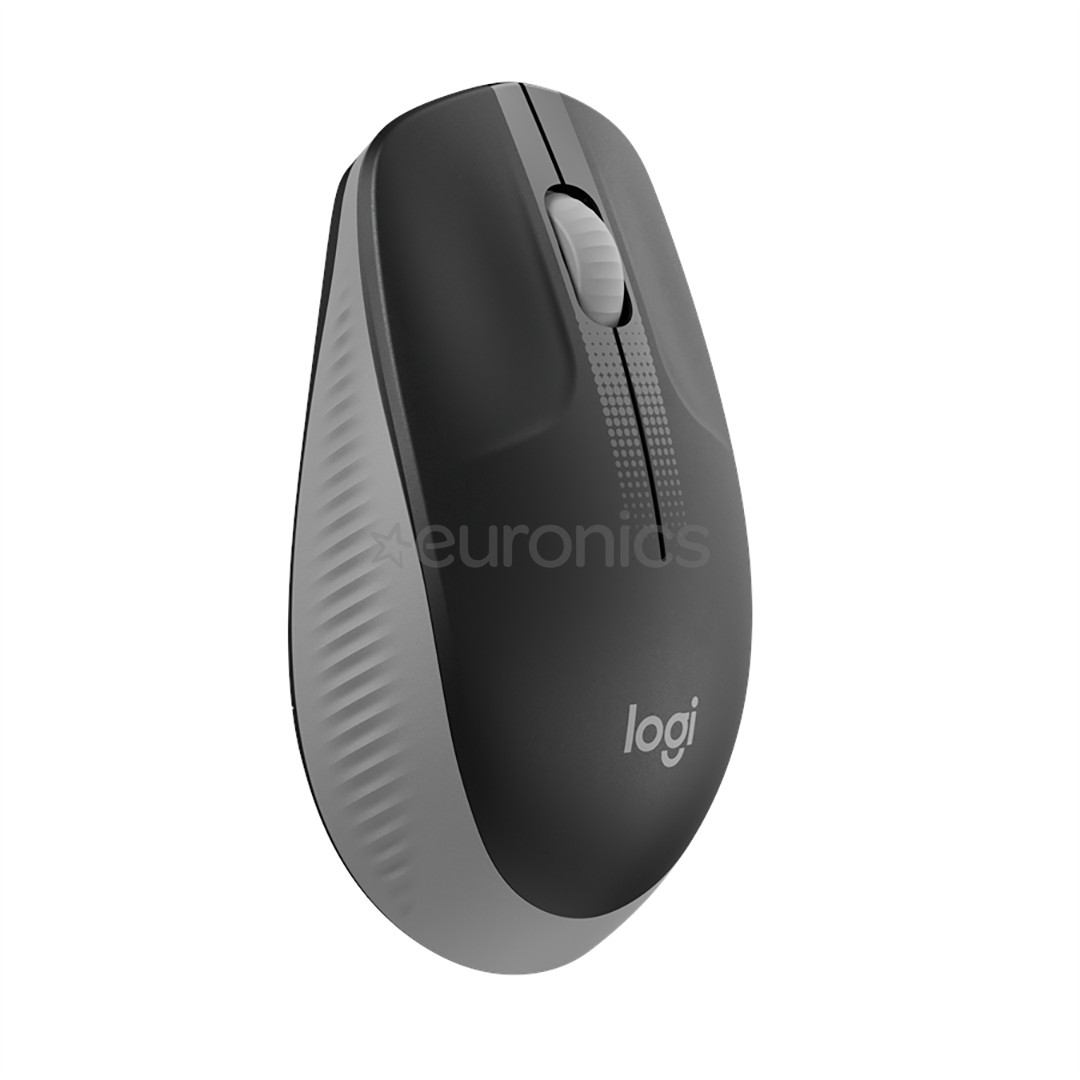 Logitech M190, серый/черный - Беспроводная оптическая мышь