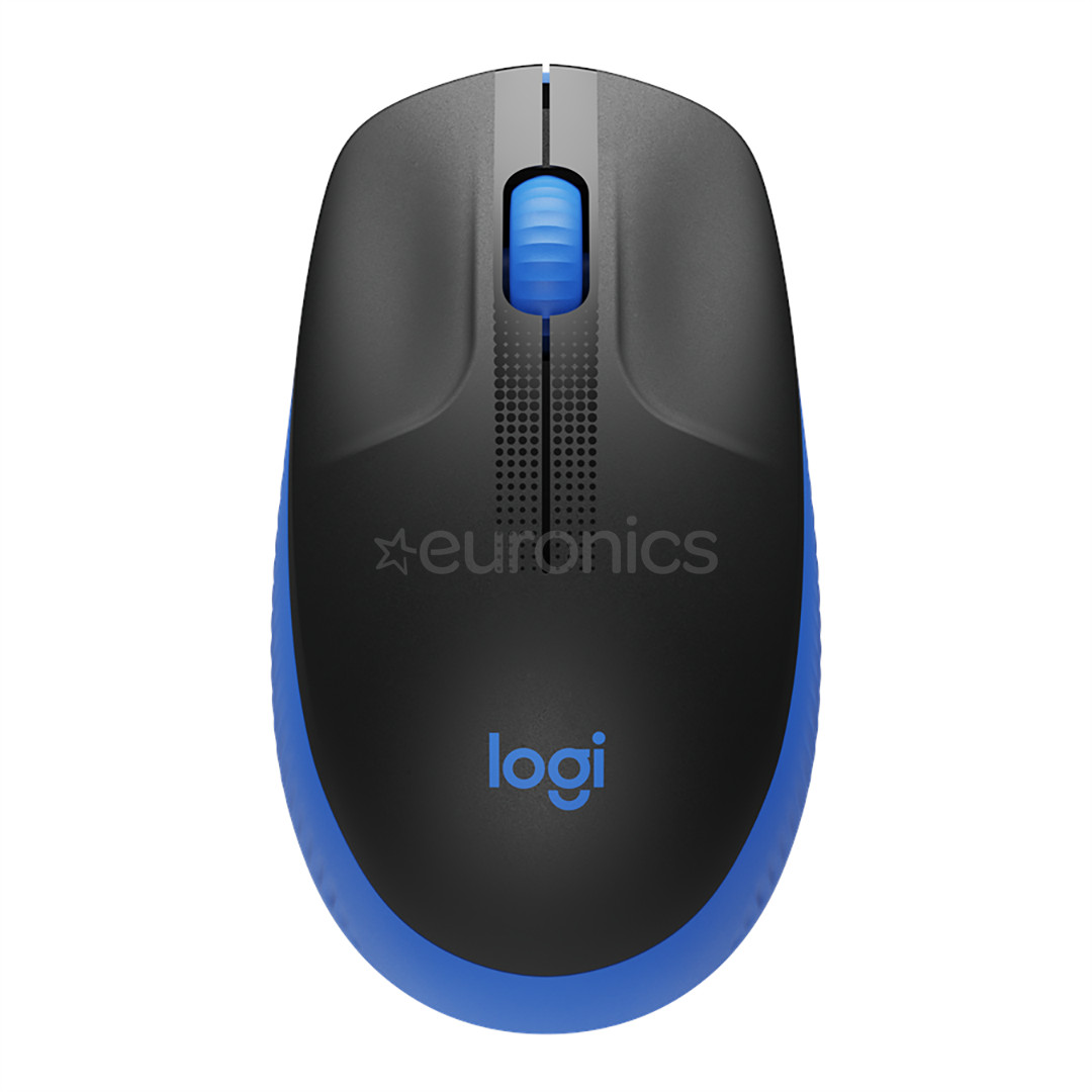 Logitech M190, синий/черный - Беспроводная оптическая мышь